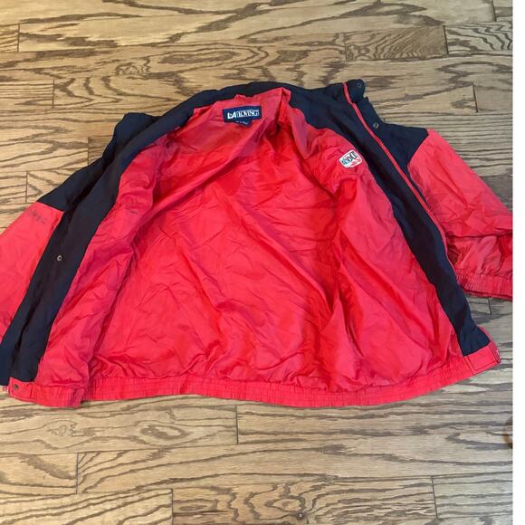 Vintage Doritos Jacket Men’s XL Red Nylon Windbreaker LA Loving Embroidered Logo - Picture 5 of 10